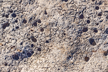 Natural stone texture closeup. Selective focus.