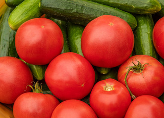 Tomatoes and Cucumbers