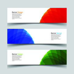 Fototapeta premium Vector Abstract design banner web template