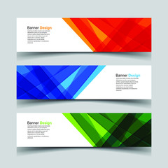 Fototapeta premium Vector Abstract design banner web template