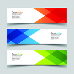 Vector Abstract design banner web template