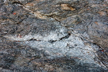Natural stone texture closeup. Selective focus.