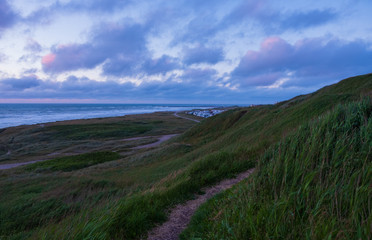 Ferry Harbour Hirtshals north Denmark. July 2019