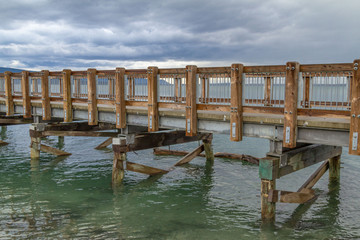 pier on the beach