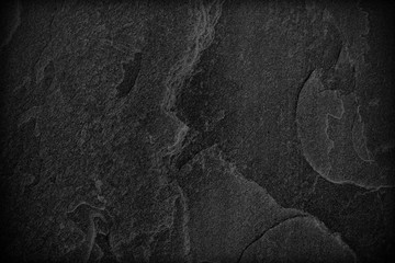 Dark grey black slate background or texture.