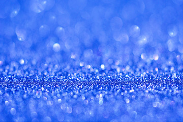 blue glitter texture christmas abstract background, Defocused abstract blue glitter texture...