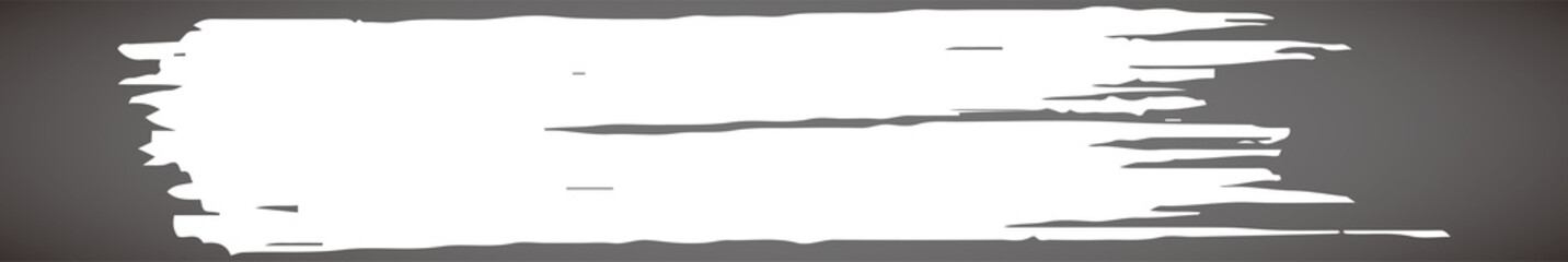 Illustration of a long white thick brushstroke