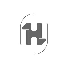 Home Logo design template. Creative element for real estate company. Flat illustration EPS10.