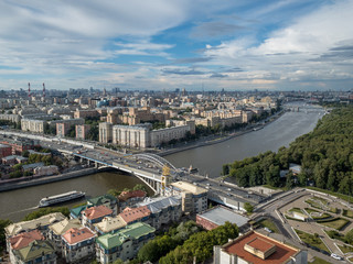 Fototapeta na wymiar City Skyline - Moscow, Russia