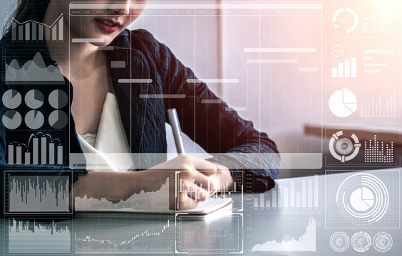 Project management schedule for business planning. Modern graphic interface showing timeline of each task deadline breakdown in plan to monitor by project manager who manage the overall schedule.