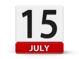 Cubes calendar 15th July