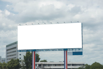 Blank billboard for new advertisement.