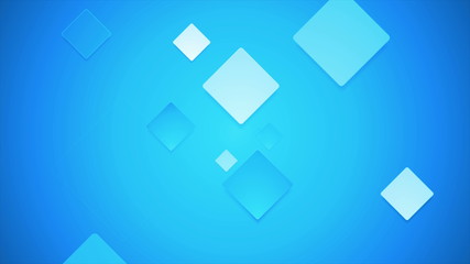 Blue abstract geometric abstract background with squares