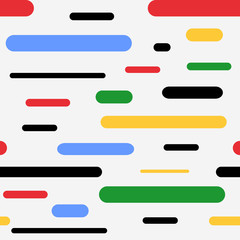 Obraz premium Abstract geometric line Seamless pattern background.