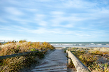 New Brighton Beach South Island,New Zealand