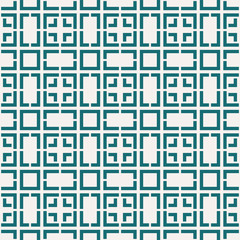 Vector seamless pattern and modern stylish texture. Repeating abstract geometric linear with square pattern.