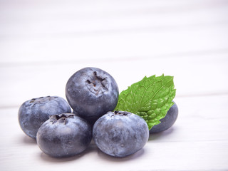 Fresh blueberry, concepts for healthy food