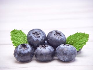 Fresh blueberry, concepts for healthy food