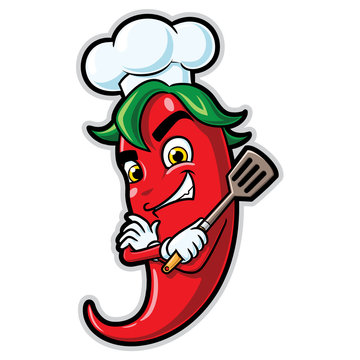 Chili Chef Cartoon Character