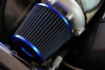 Car's engine air intake 