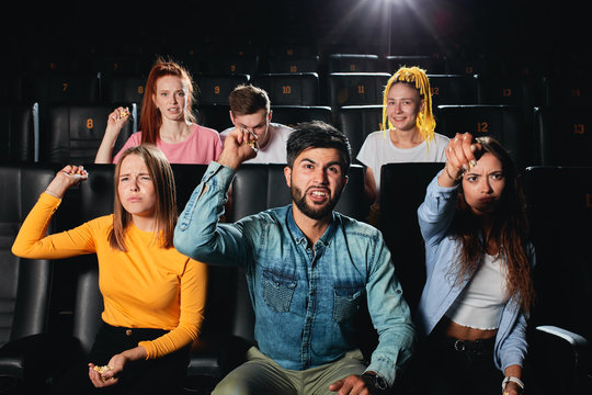 emotional teenagers are being distressed for main heroes of film, audience isn't satisfied with the action
