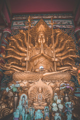 Fototapeta na wymiar Wat Muang aerial view, biggest buddha statue in Thailand