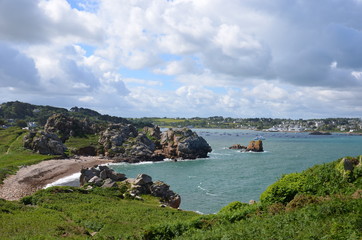Plage de Primel à plougasnou pointe de Diben