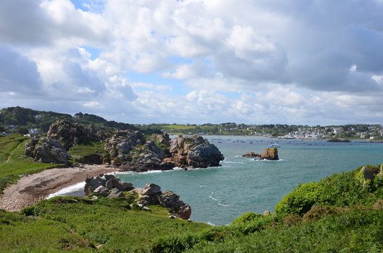 Plage de Primel &agrave; plougasnou pointe de Diben