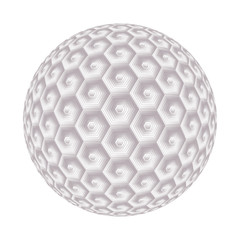 hexagonal lights beehive planet white silver