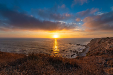 Vicente Bluffs Reserve at Sunset