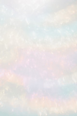 Lens flare and bokeh of sunny skies early in the morning