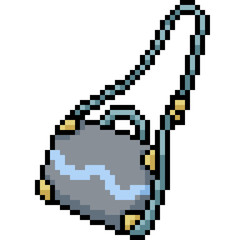 Obraz premium vector pixel art mailbag