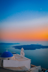 Fototapeta na wymiar view of santorini island greece