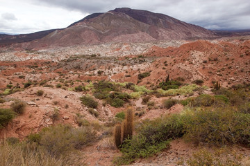 Los Colorados, colorful valley in Jujuy Province, Argentina