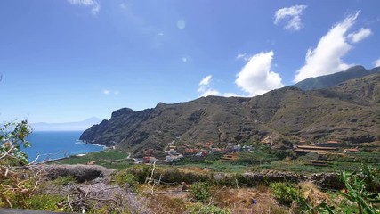 Trip through La gomera island in Spain in 4k slow motion 60fps