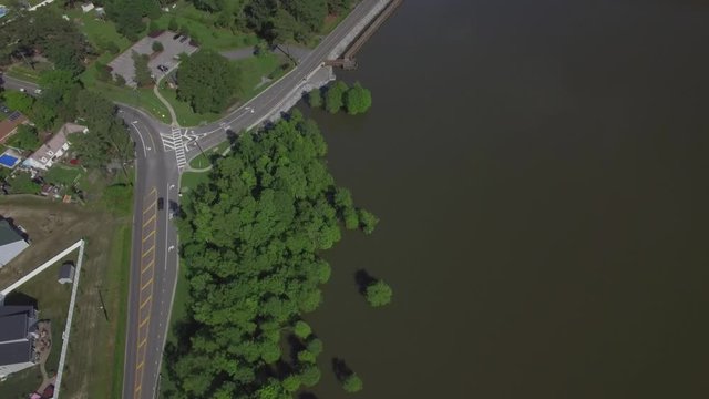 Drone over Virginia Beach's Stumpy Lake