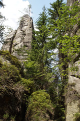 skalne miasto, czechy