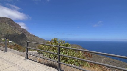 Trip through La gomera island in Spain in 4k slow motion 60fps