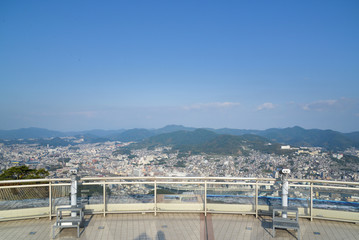 Nagasaki observation deck, Nagasaki, Japan