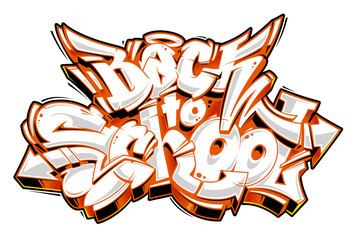 Back to School Graffiti Lettering