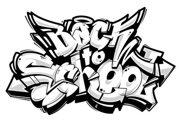 Back to School Graffiti Lettering