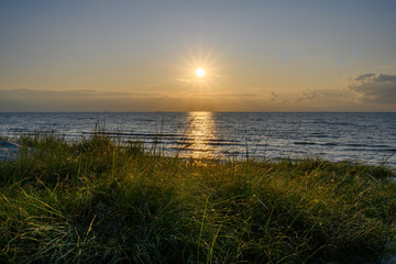 Sonnenuntergang an der Ostsee, Darß
