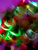 Pretty Fast Moving Christmas Light Background