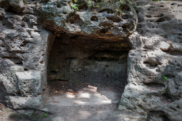 Steinhöhle im Elbsandsteingebirge