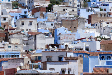 Fototapeta na wymiar Chefchaouen, the blue city of Morocco.