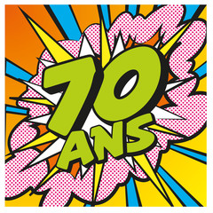 carte anniversaire pop art 70 ans 8