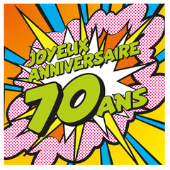 carte anniversaire pop art 70 ans 3