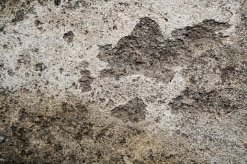 The texture of concrete