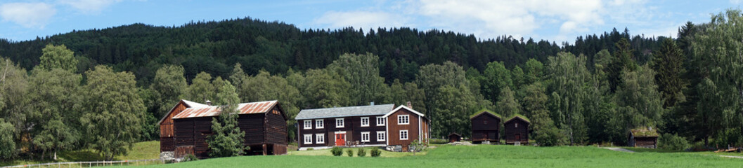 Fototapeta na wymiar Farm in Norway
