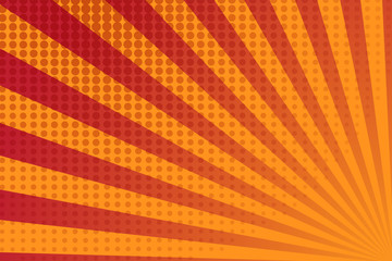 Comic book halftone background. Vintage superheroes comics poster backdrop, retro halftone texture and superhero comic pop art books dialog page vector background